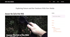 Desktop Screenshot of newwildmedia.com